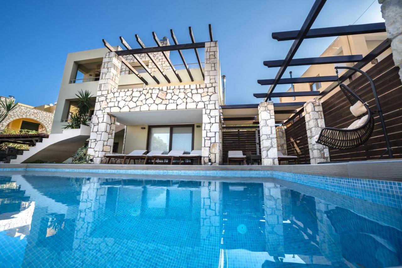 Villa Majestic Crete Heated Pool And Sauna Megala Chorafia Exterior foto